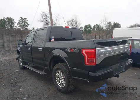 2015 Ford F-150 Platinum из США, поврежденный, VIN 1FTEW1EG5FFB98760